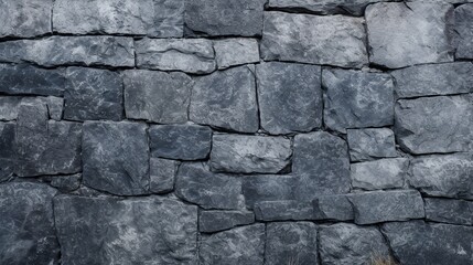 Grey stone wall background texture, 3D render minimalist stone texture for presentation.	