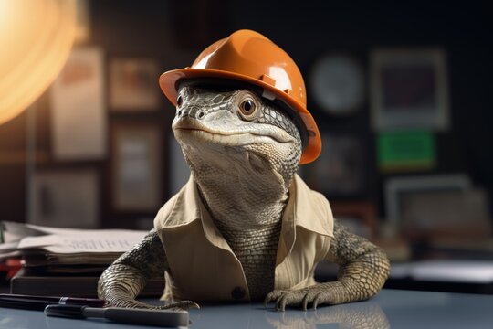 Safety Monitor Lizard