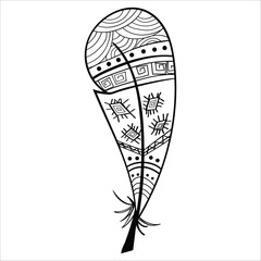 Stylish , fashionable  and awesome boho typography art and illustrator