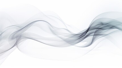Abstract light grey curve wave with line textured background. AI generated