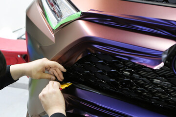 Special colour bumper wrap