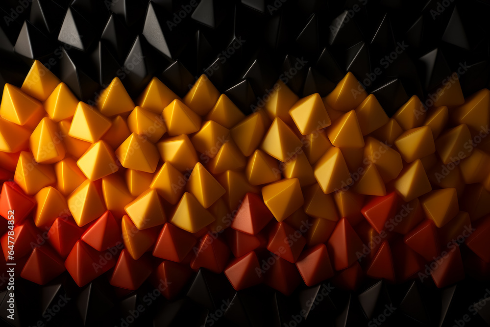 Poster delightful candy corn patterns emerge in low relief creating a captivating visual contrast against a