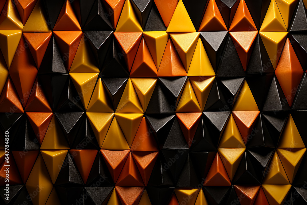 Poster delightful candy corn patterns emerge in low relief creating a captivating visual contrast against a