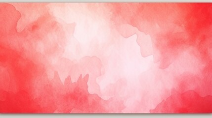 Luxury red watercolor paper textured background. AI generated