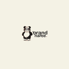 cartoon panda logo