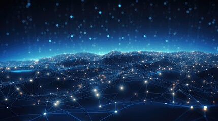 Fototapeta premium Technology Network Background