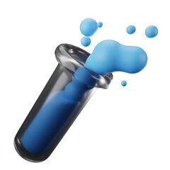 Blood sample 3d icon