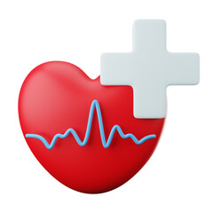 Heartrate 3d icon