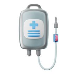 saline solution 3d icon