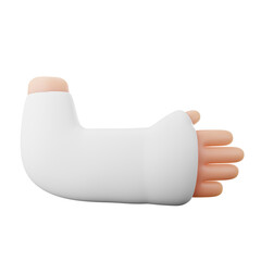 Injured Hand 3d icon 
