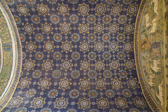 Vault Mosaics of the Galla Placidia Mausoleum in Ravenna