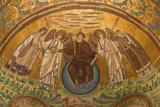 Apse Mosaic of the Basilica San Vitale in Ravenna