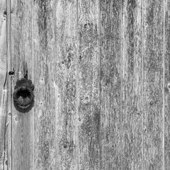 old wooden door