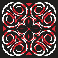 Fototapeta premium Unique and beautiful pattern for textile industries vector format