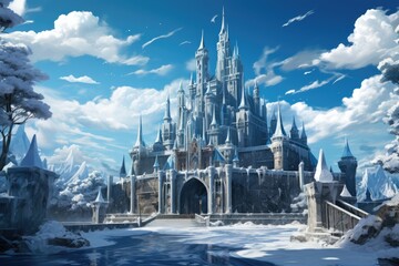 Fantasy Realm's Frozen Frost Castle