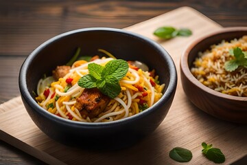 thai noodle soup Generated Ai