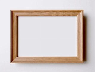 wooden picture frame, generative ai 