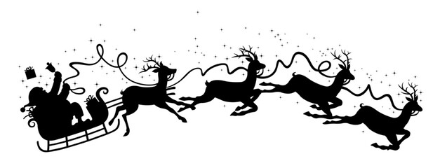 sledding silhouette
