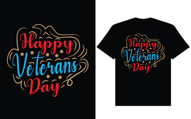 Obraz premium Veterans Day,November 11, 2024. Happy vaterans day t shirt design typhography, vaterans t shirt design america usa...