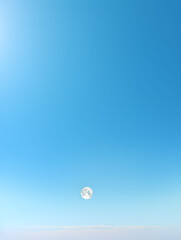 Simple sky gradient background, sunny day with no clouds, bright light, blue sky with fair weather, daylight