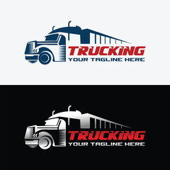 Truck logo template, Perfect logo for business related to automotive industry