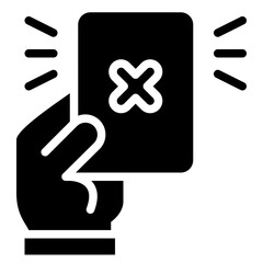 Obraz premium red card, referee, foul, card, football, qatar, world cup, soccer, sport, icon, icons, graphic, design, vector, illustration, sign, symbol, pictogram, background, isolated, element, set, pack, collect