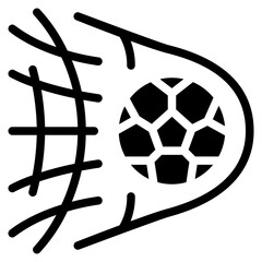 goal, ball, post, net, football, qatar, world cup, soccer, sport, icon, icons, graphic, design, vector, illustration, sign, symbol, pictogram, background, isolated, element, set, pack, collection, web