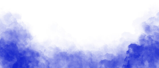 Naklejka premium Blue clouds. Clouds with transparent background of blue color. Bottomless clouds. Clouds PNG. Cloud frames loose clouds and backgrounds with cloud textures with transparencies.