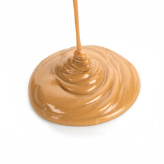 honey dripping from spoon