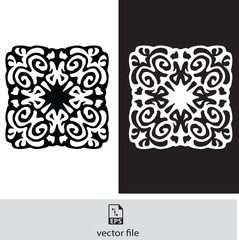 Seamless mandala islamic pattern. vintage elements