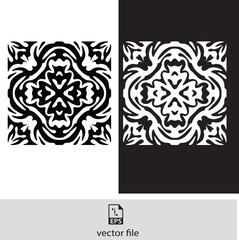 Seamless mandala islamic pattern. vintage elements