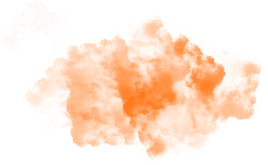 Obraz premium Orange clouds. Clouds with transparent background of orange color. Bottomless clouds. Clouds PNG. Cloud frames loose clouds and backgrounds with cloud textures with transparencies.