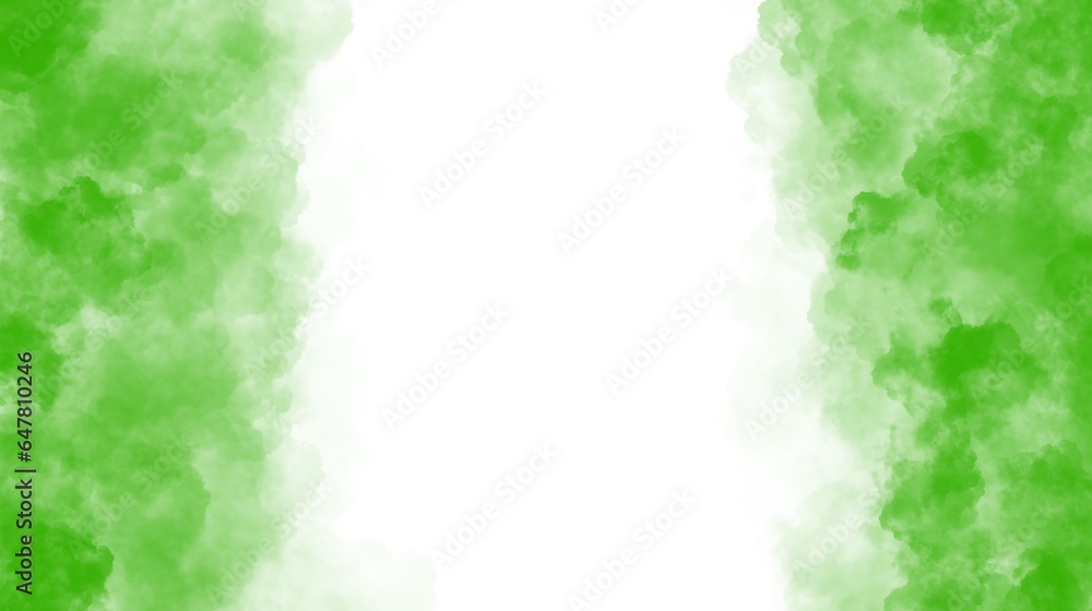 Wall mural green clouds. clouds with transparent background of green color. bottomless clouds. clouds png. clou