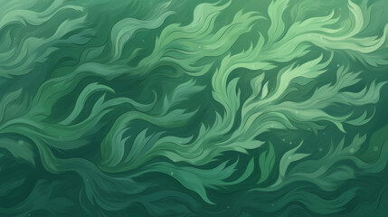Marine Marvel: A Flat Texture Celebrating the Organic Waviness and Subtle Elegance of Seaweed
