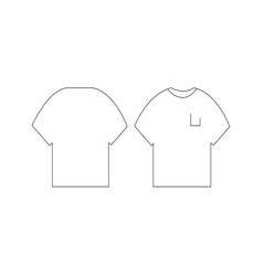 t shirt design template and t-shirt icon