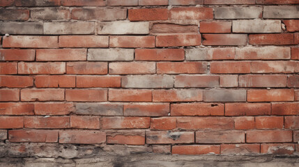 Vintage Brick Chronicles: A Time-Tested Flat Texture Celebrating the Weathered Beauty and Character of Aged Bricks