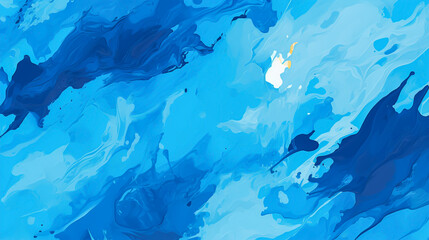 Fototapeta na wymiar nature textured blue paint colour splash seamless patter, vivid color background