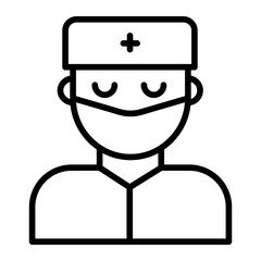 Outline Dental Doctor icon