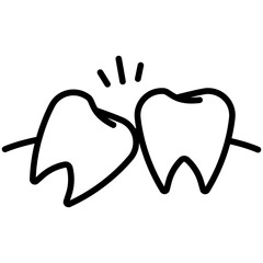 Outline Dental Wisdom icon