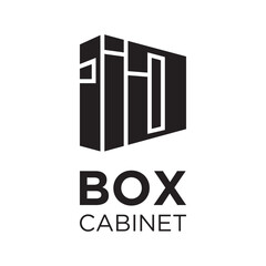 office cabinet design logo design vector