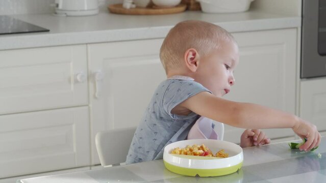 toddler child is cold and has runny nose