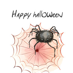 Happy Halloween party posters set with night clouds and pumpkins in paper cut style. Vector illustration. Full moon, witch cauldron. Place for text. Brochure background