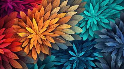 Vibrant Floral Tapestry