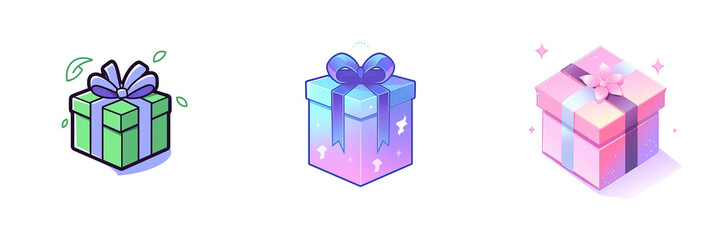 Gift boxes Logo 2D