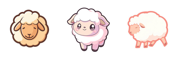 Lamb or Sheep Logo 2D