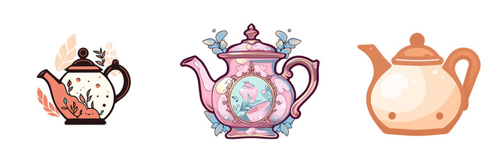 Teapot or Kettle Logo 2D