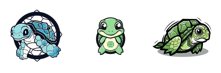 Obraz premium Turtle Logo 2D