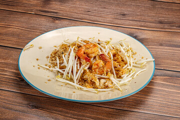 Pad thai - noodle with shrimps