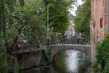 Historic medieval center of the Dutch city of Amersfoort.