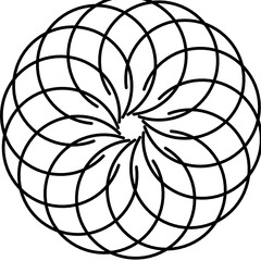 Circle line pattern